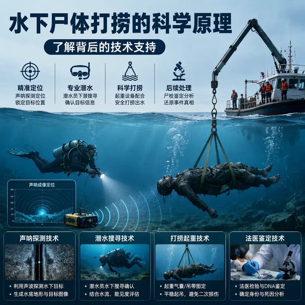 绥江水下尸体打捞的科学原理，了解背后的技术支持