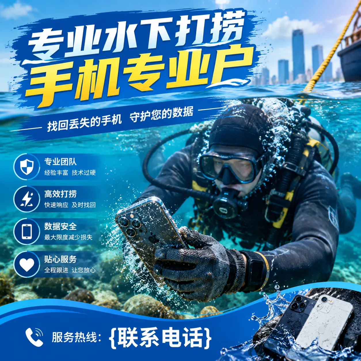 绥江专业水下打捞手机专业户